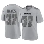 Youth Gray Game Lester Hayes Las Vegas Atmosphere Fashion Jersey