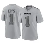 Youth Gray Game Marcus Epps Las Vegas Atmosphere Fashion Jersey