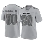 Youth Gray Game Terrace Marshall Jr. Las Vegas Atmosphere Fashion Jersey