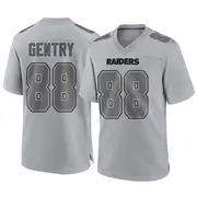 Youth Gray Game Zach Gentry Las Vegas Atmosphere Fashion Jersey