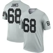 Youth Legend Andre James Las Vegas Inverted Silver Jersey