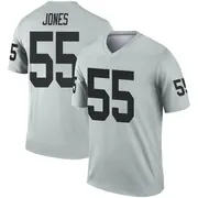 Youth Legend Chandler Jones Las Vegas Inverted Silver Jersey