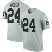 Youth Legend Charles Woodson Las Vegas Inverted Silver Jersey