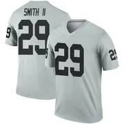 Youth Legend Chris Smith II Las Vegas Inverted Silver Jersey