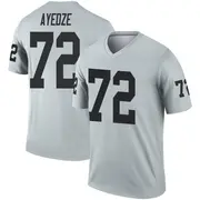 Youth Legend Gottlieb Ayedze Las Vegas Inverted Silver Jersey