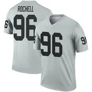 Youth Legend Isaac Rochell Las Vegas Inverted Silver Jersey