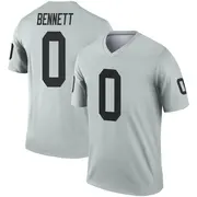 Youth Legend Jakorian Bennett Las Vegas Inverted Silver Jersey