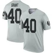 Youth Legend Jaydon Grant Las Vegas Inverted Silver Jersey