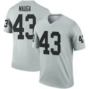 Youth Legend Kana'i Mauga Las Vegas Inverted Silver Jersey