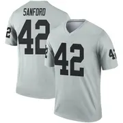 Youth Legend Phalen Sanford Las Vegas Inverted Silver Jersey