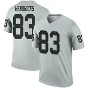 Youth Legend Ted Hendricks Las Vegas Inverted Silver Jersey