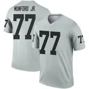 Youth Legend Thayer Munford Jr. Las Vegas Inverted Silver Jersey