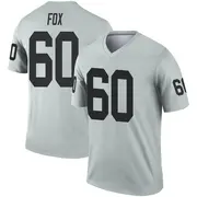 Youth Legend Tomari Fox Las Vegas Inverted Silver Jersey