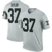 Youth Legend Trey Taylor Las Vegas Inverted Silver Jersey