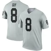 Youth Legend Wilson Ray Guy Las Vegas Inverted Silver Jersey