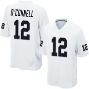 Youth White Game Aidan O'Connell Las Vegas Jersey