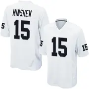 Youth White Game Gardner Minshew Las Vegas Jersey