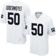 Youth White Game Jacob Bobenmoyer Las Vegas Jersey