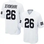 Youth White Game M.J. Devonshire Las Vegas Jersey