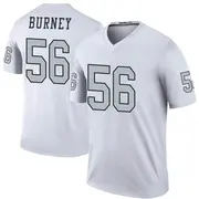 Youth White Legend Amari Burney Las Vegas Color Rush Jersey