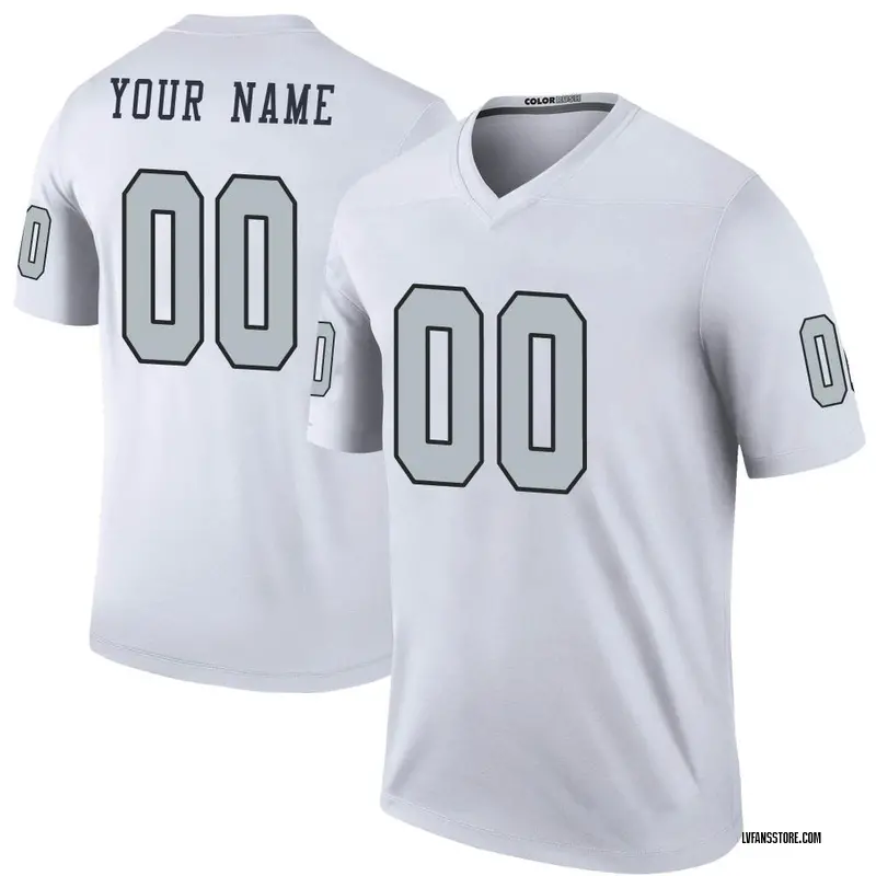 Youth White Legend Custom Las Vegas Color Rush Jersey