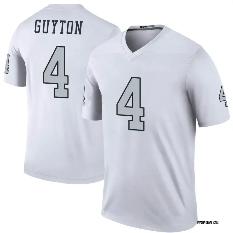 Youth White Legend Jalen Guyton Las Vegas Color Rush Jersey