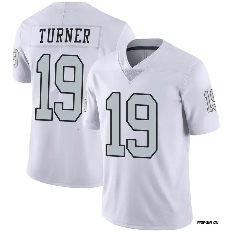 Youth White Limited DJ Turner Las Vegas Color Rush Jersey