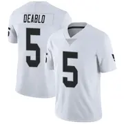 Youth White Limited Divine Deablo Las Vegas Vapor Untouchable Jersey