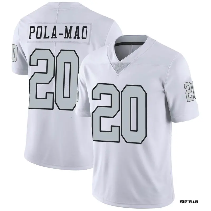 Youth White Limited Isaiah Pola-Mao Las Vegas Color Rush Jersey