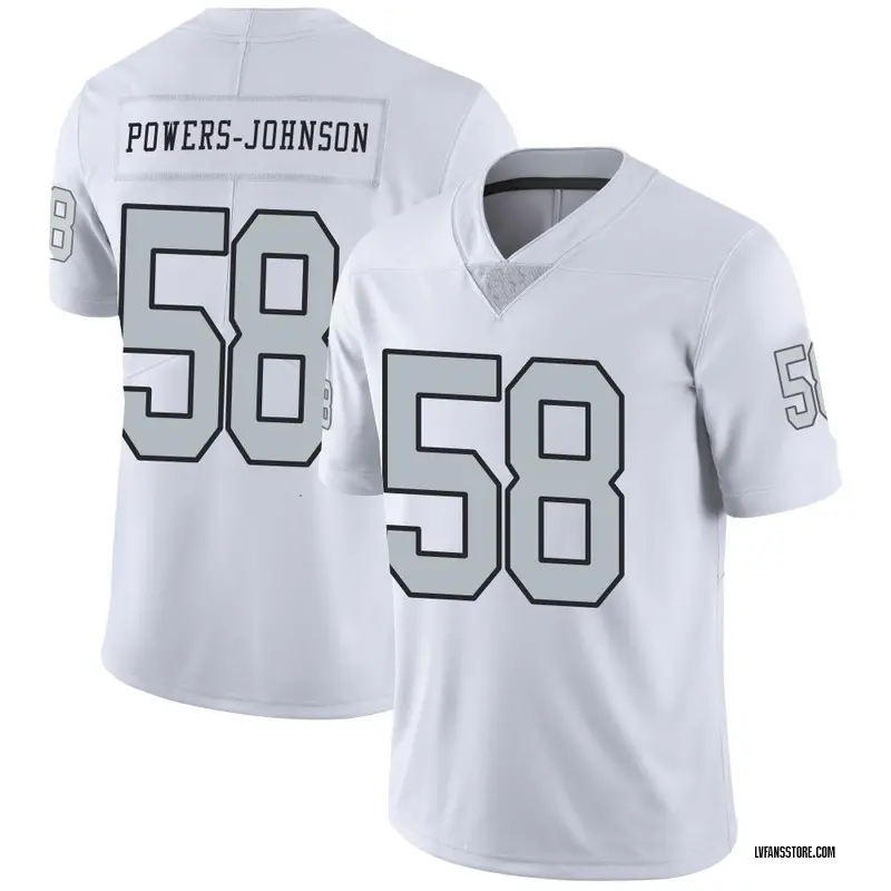 Youth White Limited Jackson Powers-Johnson Las Vegas Color Rush Jersey